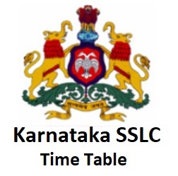 Karnataka SSLC Time Table 2020